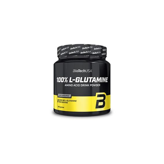 Глютамін для спорту BioTechUSA 100% L-GLUTAMINE 240 г 48 порцій - фото 1