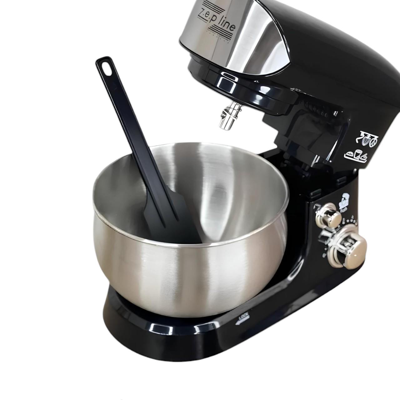 Тістоміс Zepline кухонний з чашею та імпульсним режимом 3200 Вт 2,8 л Чорний (ZP-064) - фото 2 Тістоміс Zepline кухонний з чашею та імпульсним режимом 3200 Вт 2,8 л Чорний (ZP-064) - фото 2