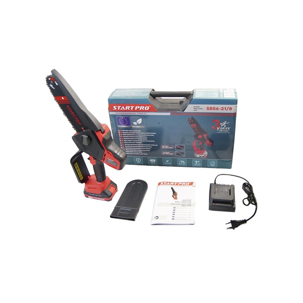 Електропила акумуляторна START PRO SBS6-21/8 акумулятор 2 А/г 6435 та зарядне 6388 (SBS6-21/8)