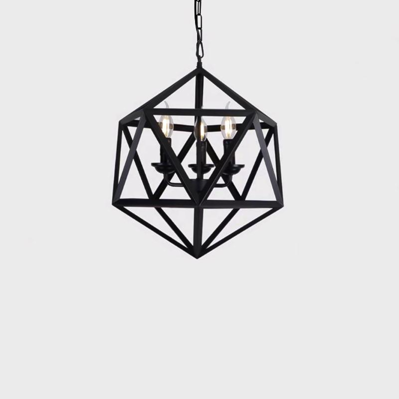 Люстра подвесная свечи Light House SRS-16332-3 Черный