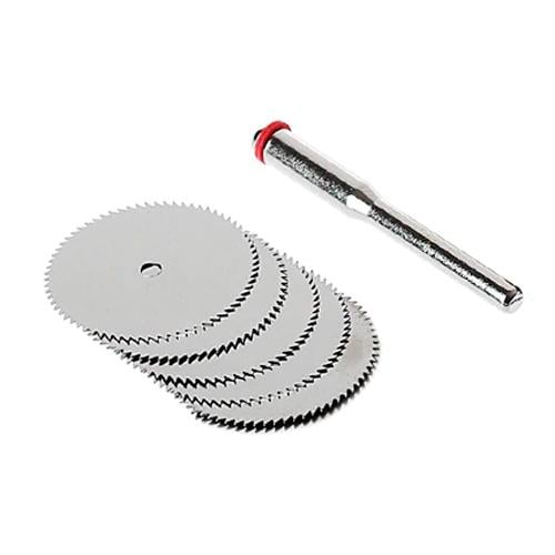 Набор отрезных кругов дисковых пил для дремеля/гравера 25 мм 5 шт. (2774) Набор отрезных кругов дисковых пил для дремеля/гравера 25 мм 5 шт. (2774)