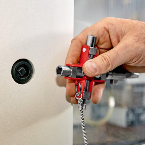 Ключ для шаф та систем запирания Knipex (00 11 06 V01) - фото 8 Ключ для шаф та систем запирания Knipex (00 11 06 V01) - фото 8