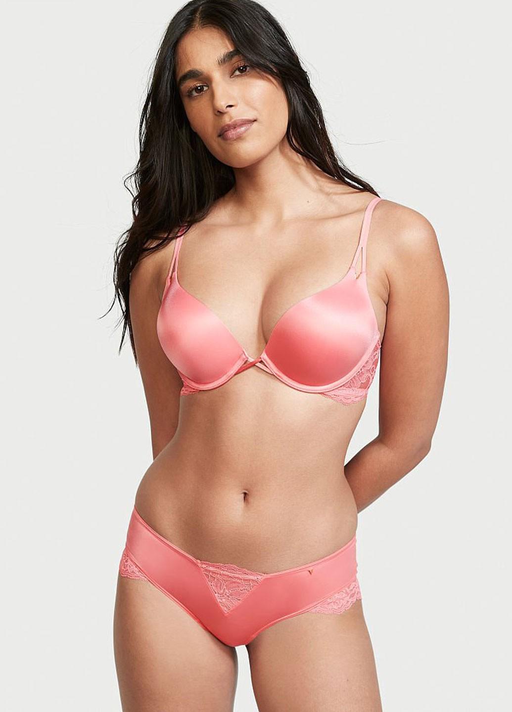 Женские трусы Victoria's Secret 7040000410730QH4S S Розовый (52455732) - фото 3