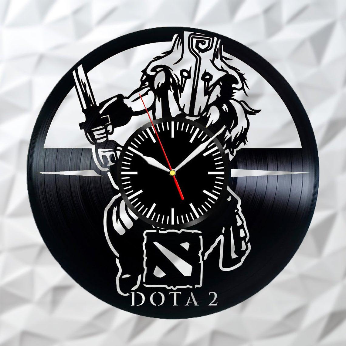 Часы настенные Dota 2 2421 из виниловой пластинки