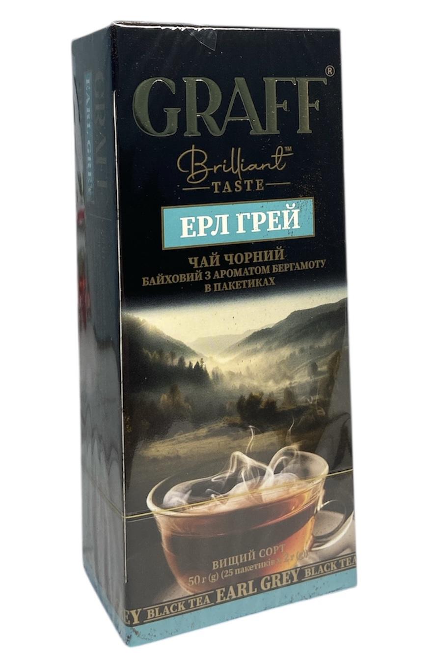 Чай чорний Graff Ерл Грей Бергамот 25 пак. по 2 г (60720)