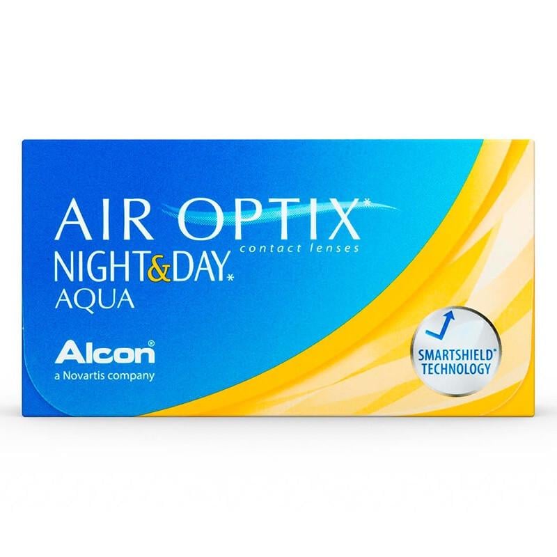 Контактные линзы Alcon Air Optix Night&Day AQUA для непрерывного ношения радиус 8,4 +5 1 уп. (8128-44)