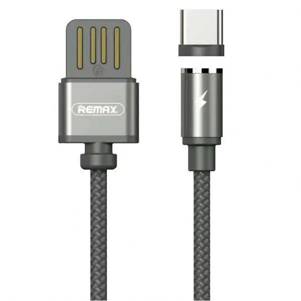 Кабель Remax RC-095m USB МicroUSB Gravity 1 м Черный (6954851280965) - фото 1