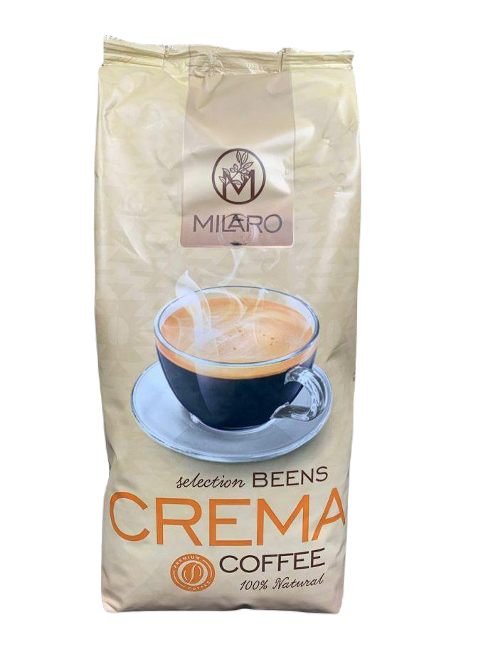 Кофе зерновой Milaro Crema из отборных зерен 1 кг
