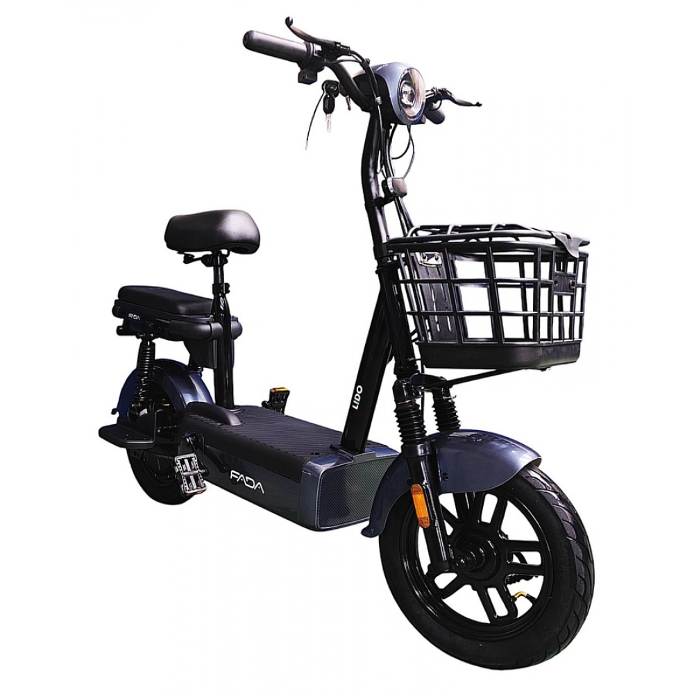 Електровелосипед FADA LiDO 500 W Сірий (1950690591) - фото 4