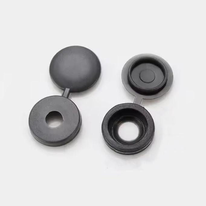 Колпачки под саморезы декоративные пластиковые Темно-серые 20 шт. (30285023)