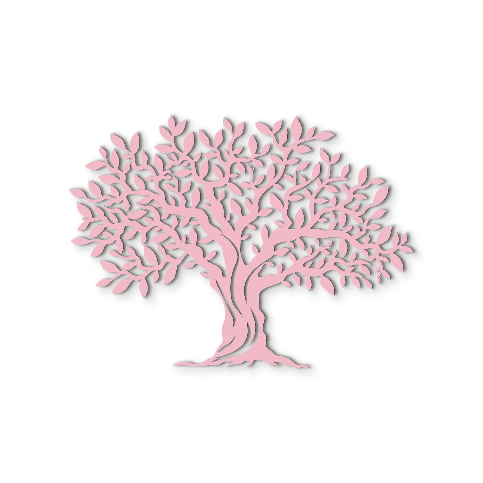 Декоративное панно из дерева Woodyard Дерево жизни 80x60 см Розовый (0022sPink32) - фото 2