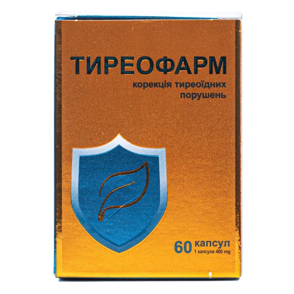 Комплекс для профилактики щитовидной железы Farmakom Тиреофарм 60 капс. (000027493) Комплекс для профилактики щитовидной железы Farmakom Тиреофарм 60 капс. (000027493)
