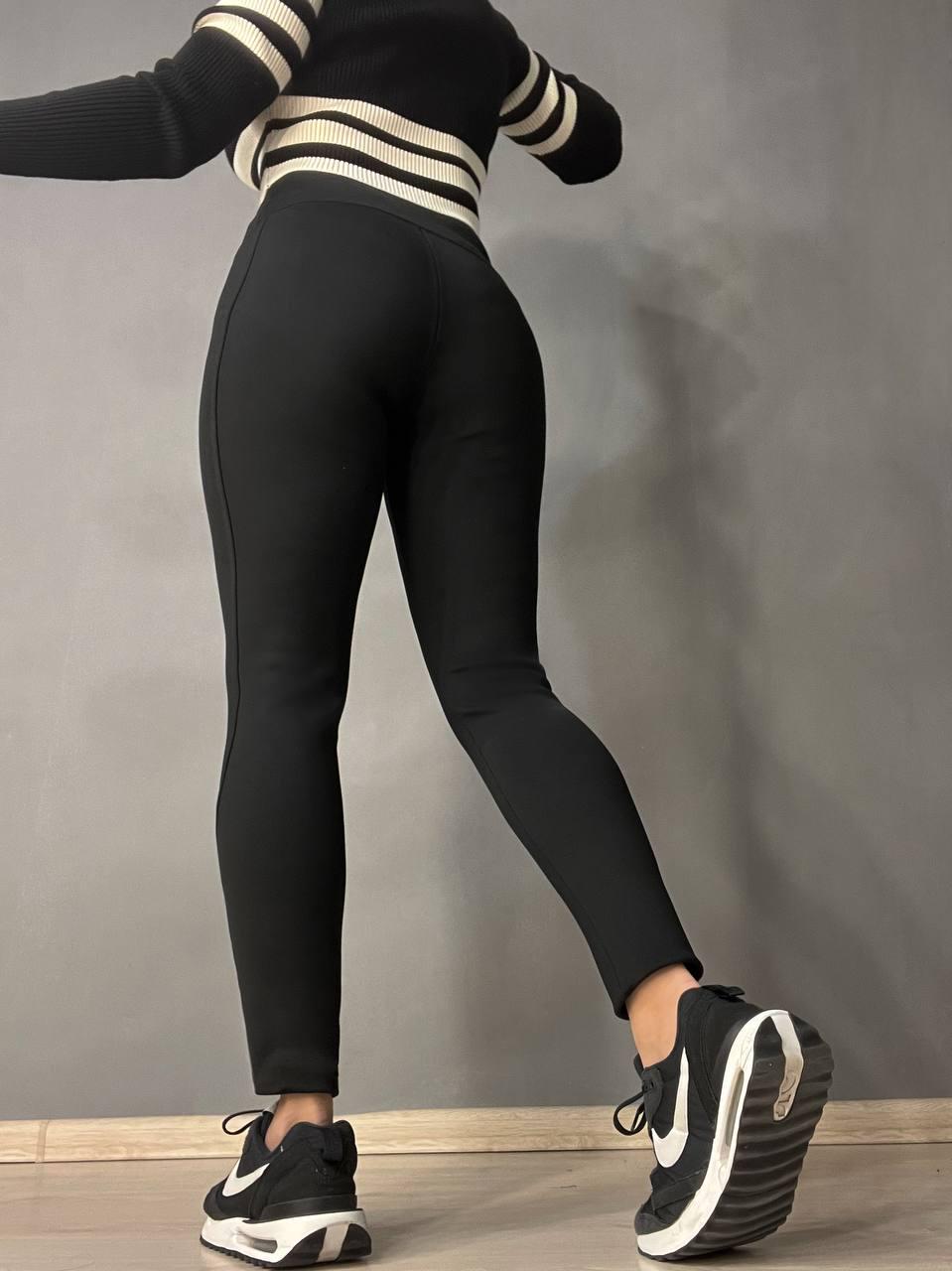 Лосини жіночі Kenalin W-14 корегуючі утеплені з широким поясом на хутрі з мембранними вставками XL Чорний (3306) - фото 3 Лосини жіночі Kenalin W-14 корегуючі утеплені з широким поясом на хутрі з мембранними вставками XL Чорний (3306) - фото 3