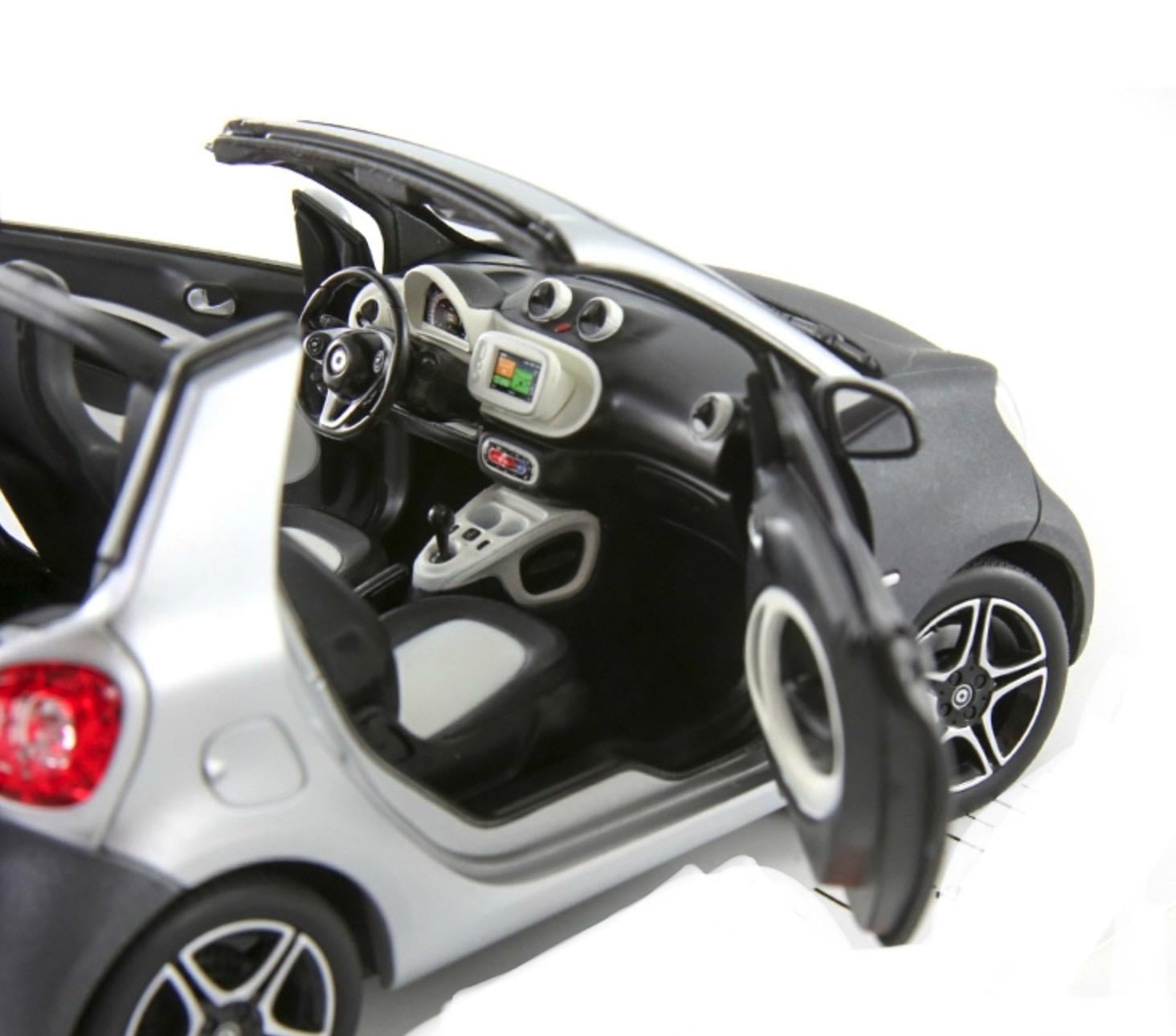 ᐉ Модель автомобиля 1:18 SMART Fortwo Cabrio A453 Titania Grey