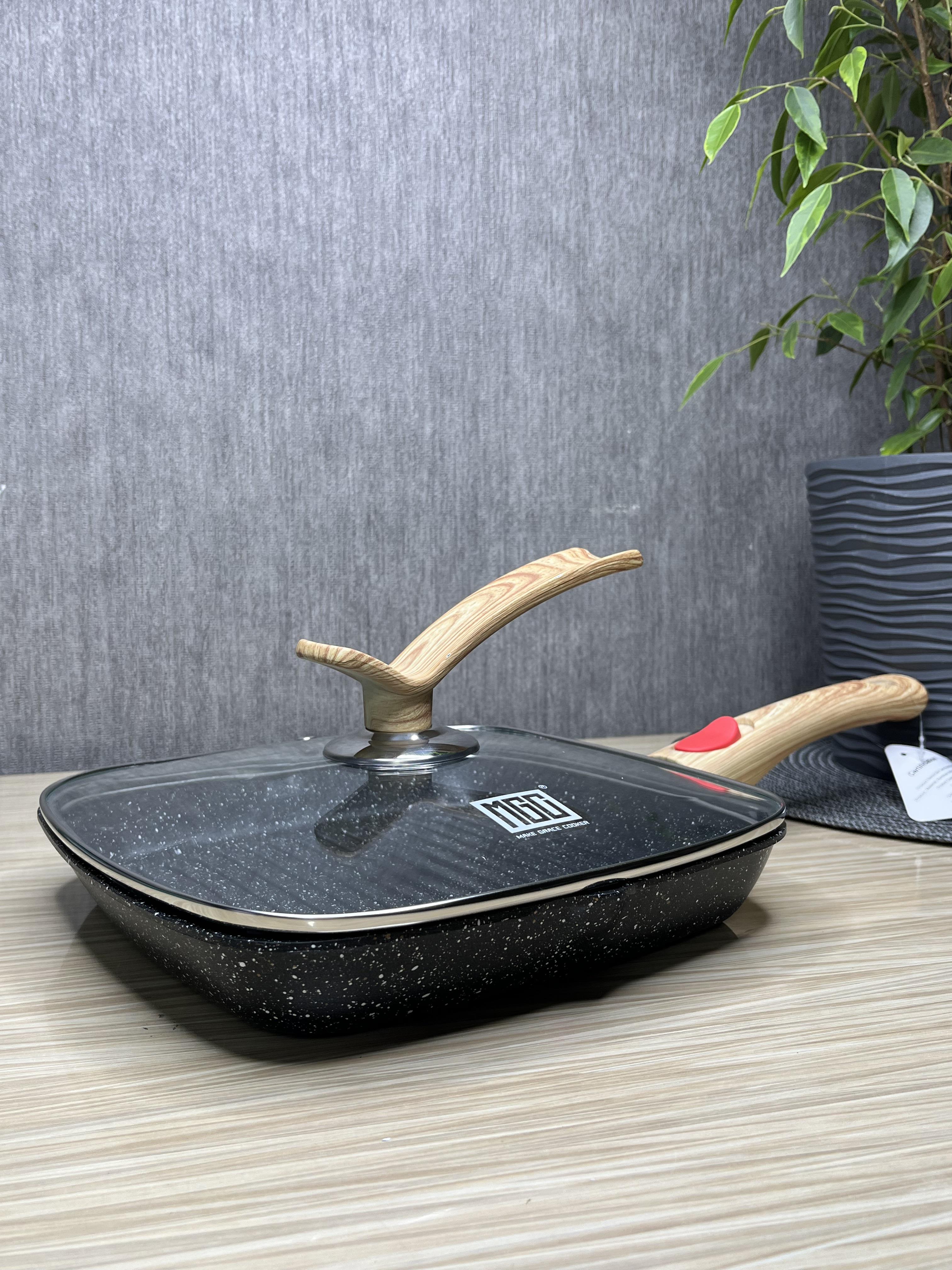 Сковорода-гриль MGC з знімною ручкою 24 см Чорний (260782)