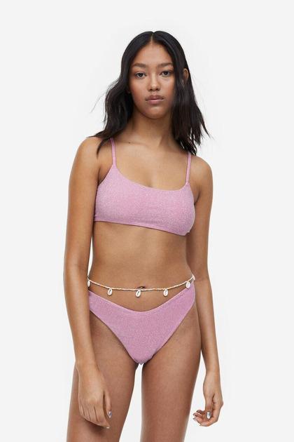 Купальные трусики H&M M Розовый блеск (953737)