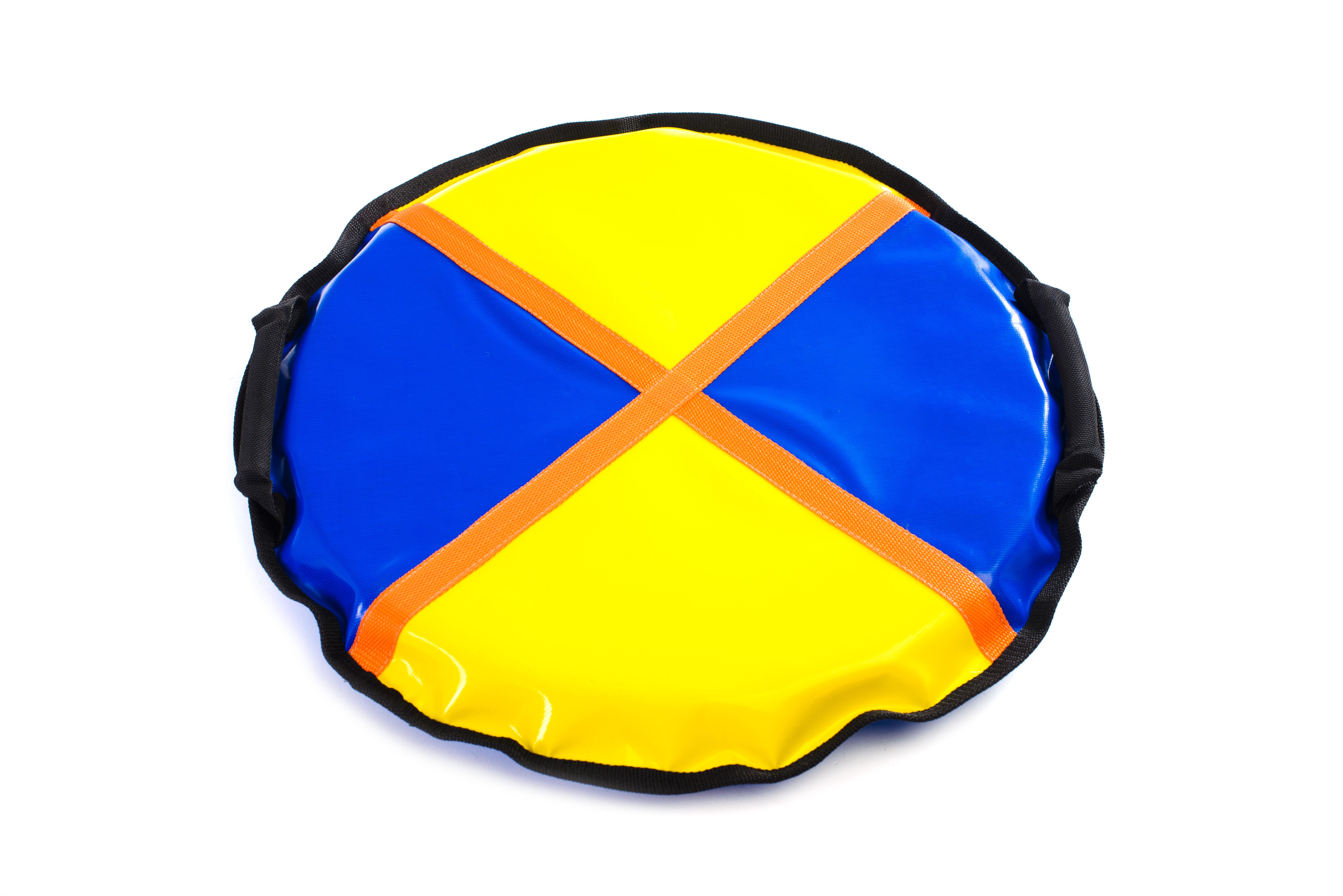 Мягкая ледянка Kospa D50 см Желтый-Синий (939)