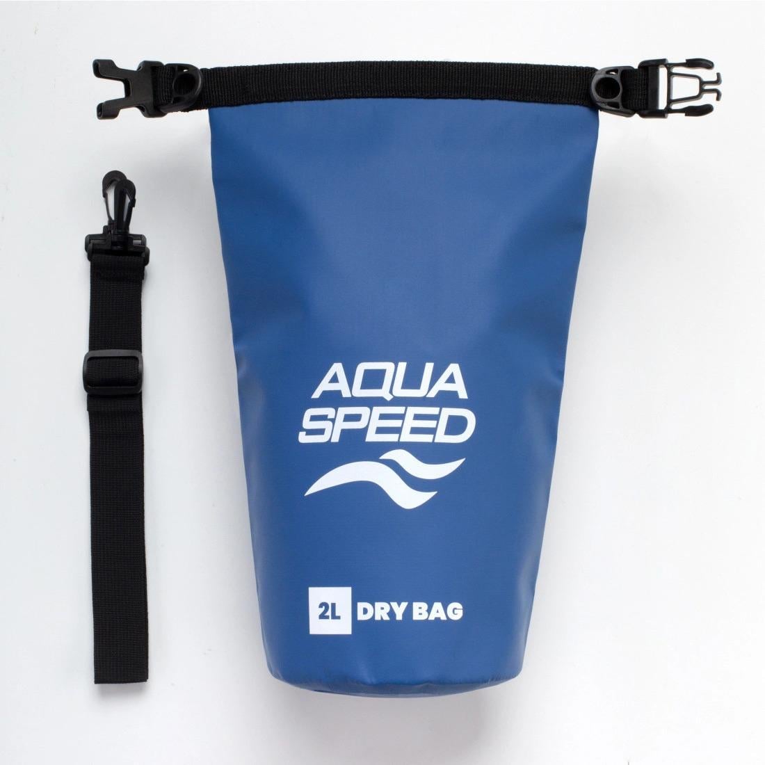 Сумка герметична Aqua Speed Dry Bag 10L 45,5х32 см Темно-синій (749-10 45.5х32)