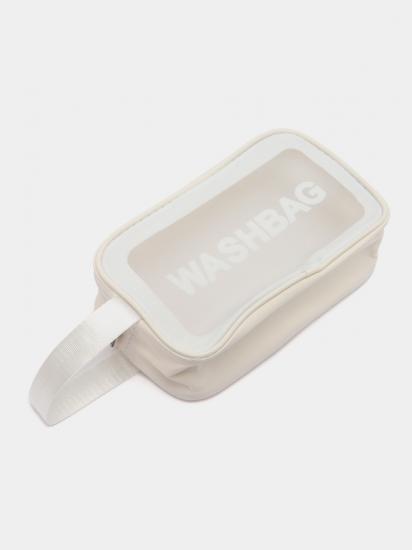 Сумка-косметичка прозрачная Washbag Medium ПВХ 26x15x9 см White (128304) - фото 3 Сумка-косметичка прозрачная Washbag Medium ПВХ 26x15x9 см White (128304) - фото 3