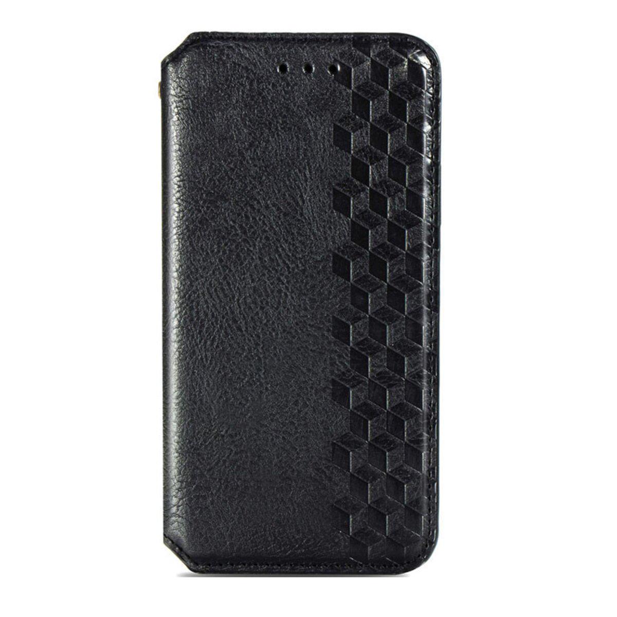 Противоударный Чехол-книжка Rubic Leather  для смартфона Samsung Galaxy A05  Black