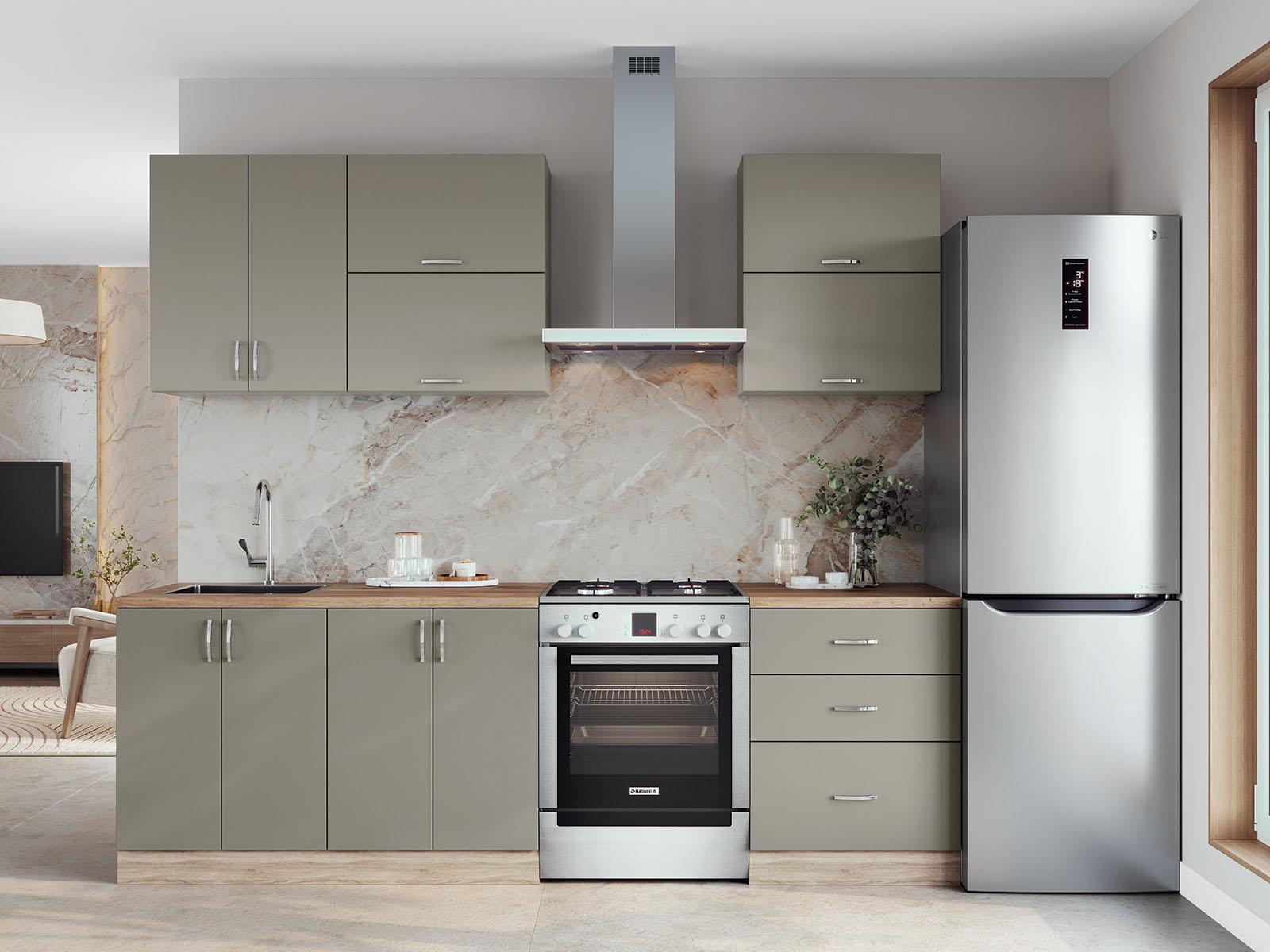 Кухня пряма Діана 180 см Сірий (S-80-006-168)