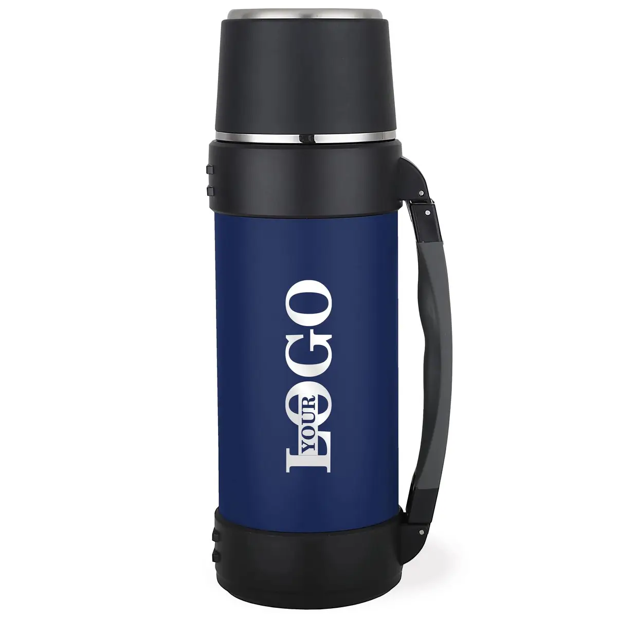 Термос із логотипом 1,5 л Синій (8-6-5116182) Термос із логотипом 1,5 л Синій (8-6-5116182)