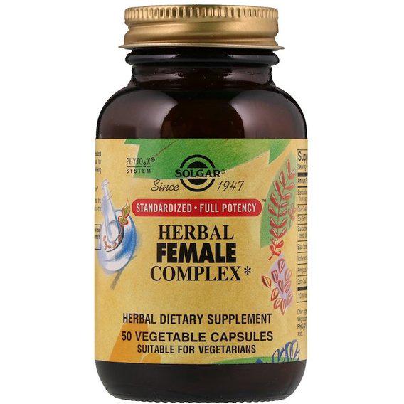 Комплекс для профілактики гормонального балансу Solgar Herbal Female Complex 50 Veg Caps