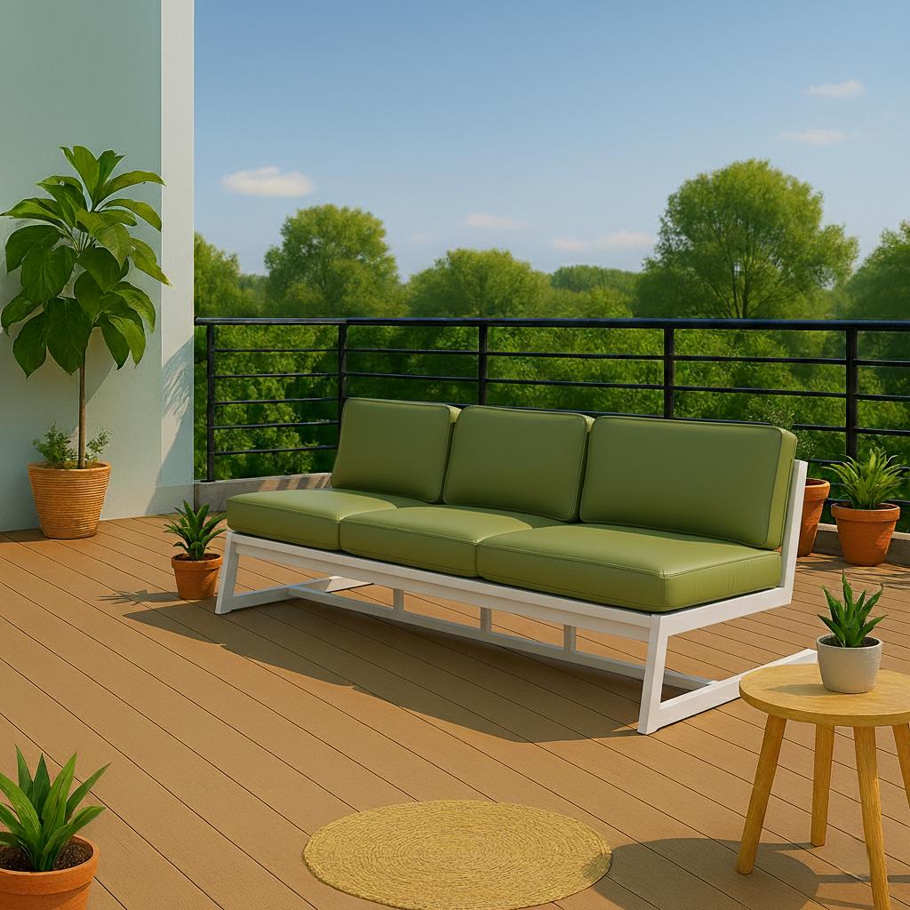 Диван металевий AVVS tech Атлас вуличний лофт екошкіра 246 см Салатовий/Білий (30222865) - фото 4 Диван металевий AVVS tech Атлас вуличний лофт екошкіра 246 см Салатовий/Білий (30222865) - фото 4