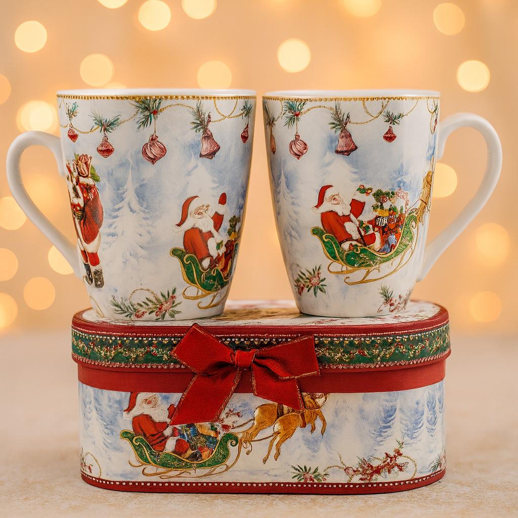 Чайный набор R36273 Santa 2 пр. 340 мл 2 чашки