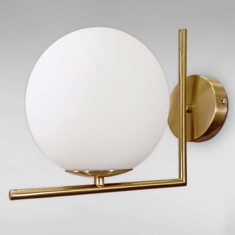 Настенный светильник LS-18026/1W Золото/Белый