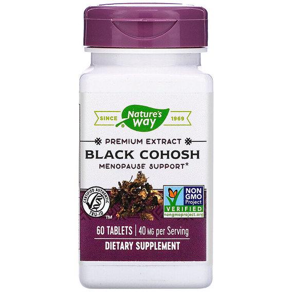 Клопогон Nature's Way Black Cohosh 40 мг 60 Tabs (NWY60600)