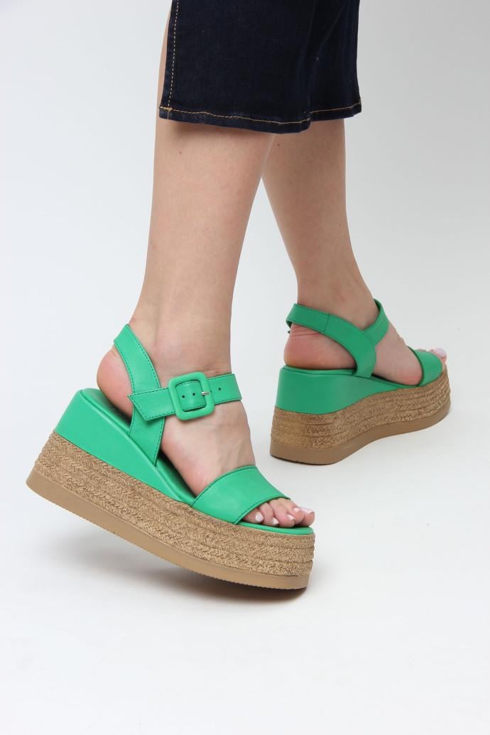 Босоножки женские LONZA 190356 р. 39 Зеленый (18205_39)