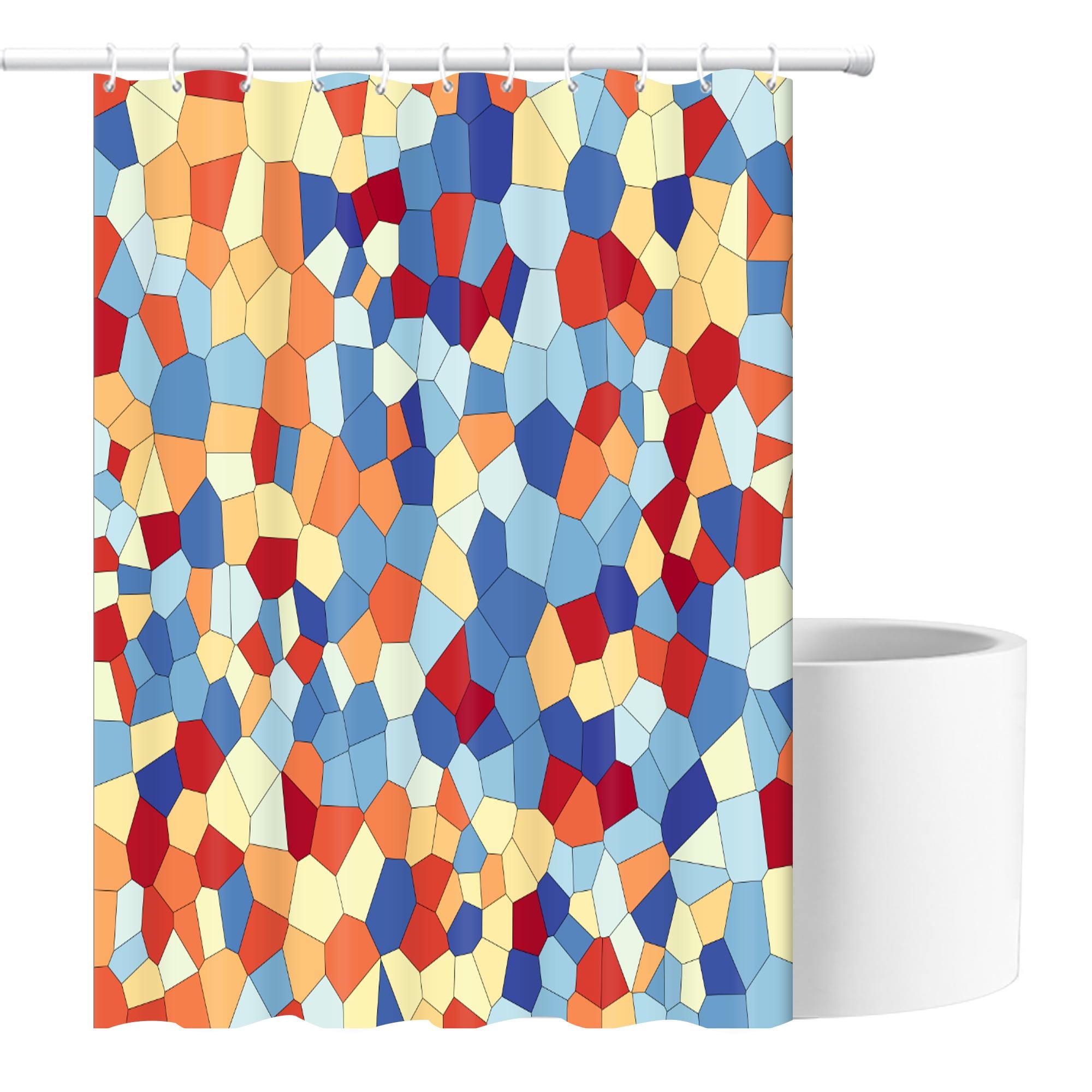 Шторка для ванної та душу з кільцями Bathlux водовідштовхувальна 180x180 см