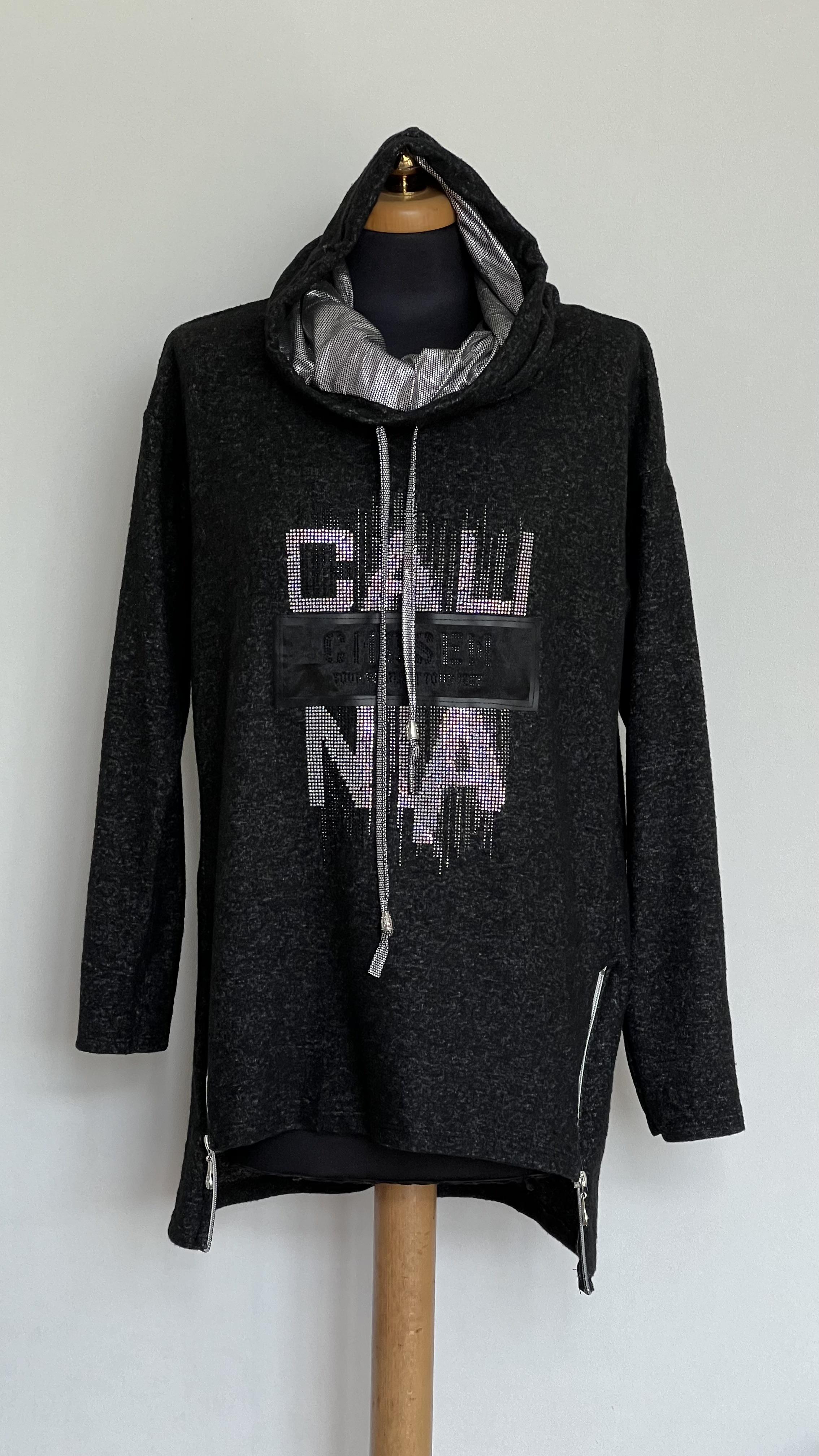 Туніка Amarchik оверсайз з капюшоном M Туніка Amarchik оверсайз з капюшоном M