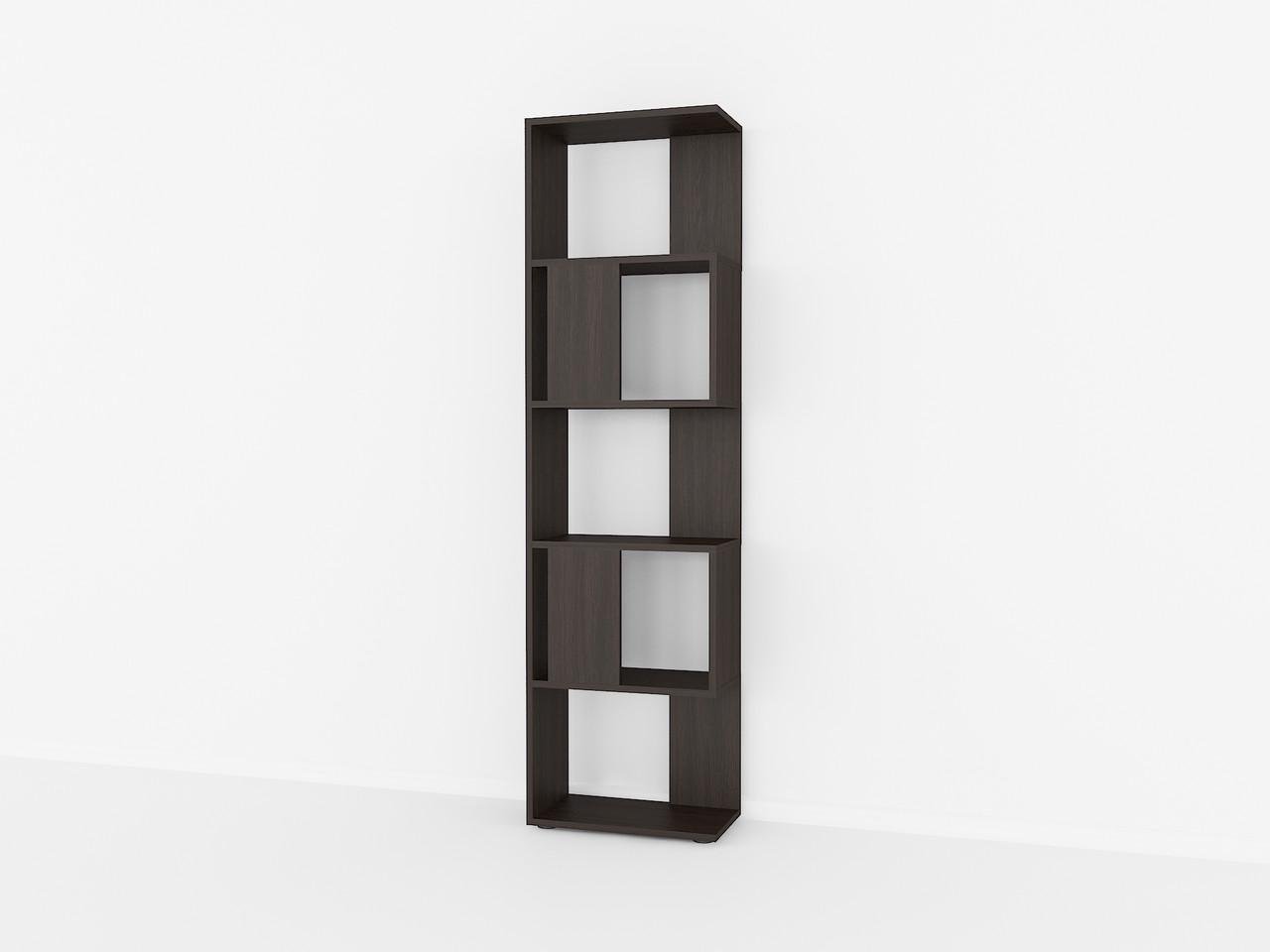 Стелаж для книг та декору P-24 450x236x1626 мм Венге Магія