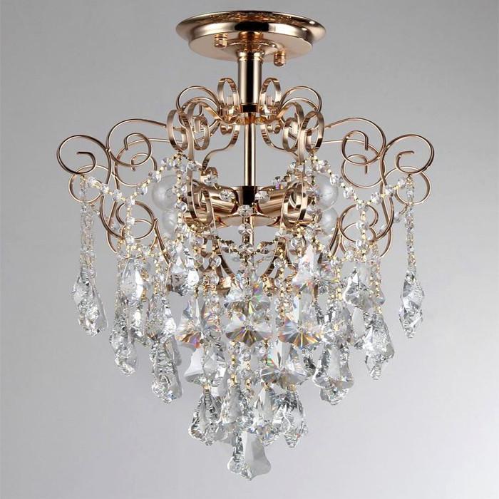 Люстра кришталева Sirius Л 2088/4 FG Золотий