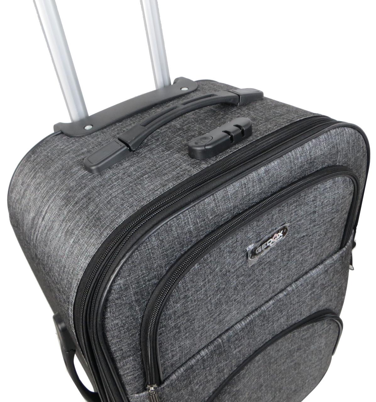 Валіза середня тканинна Gedox М на колесах 67 л Сірий - фото 8 Валіза середня тканинна Gedox М на колесах 67 л Сірий - фото 8
