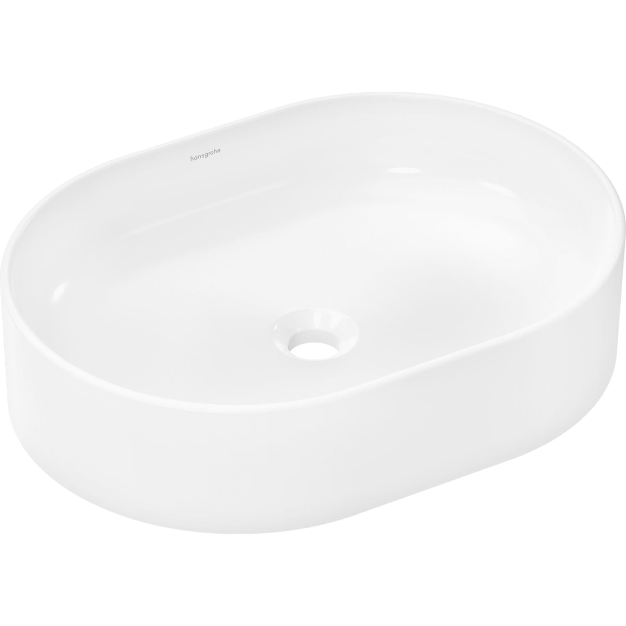 Умывальник накладной Hansgrohe Xuniva U 550x400 овальный, белый (60166450)