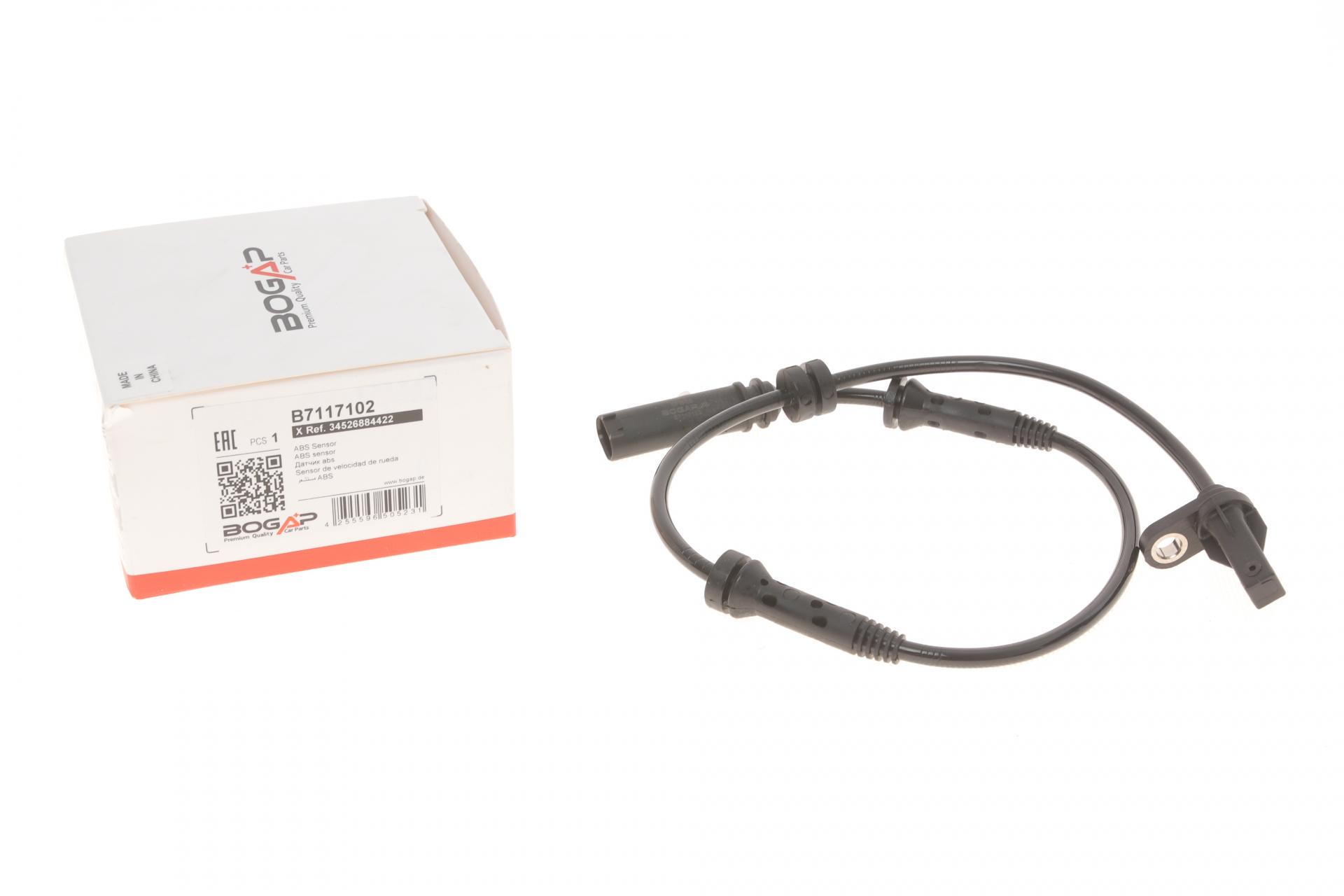 Датчик BOGAP ABS передній BMW 1 F20/F21/3 F30/F80/4 F36 11 (B7117102)