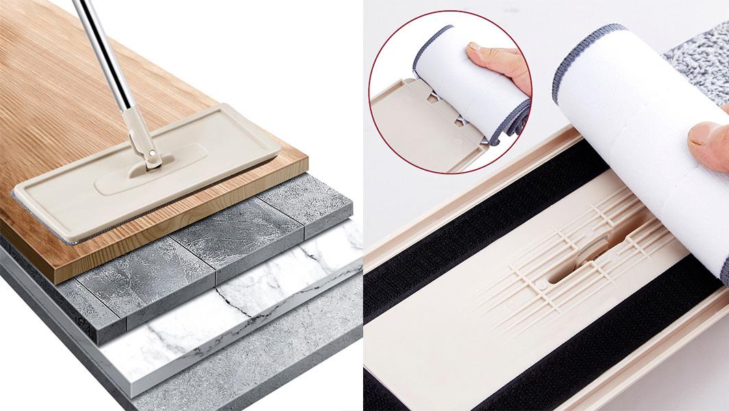 Швабра с ведром и самоотжимом Spin Mop Scratch Cleaning 360 - фото 3