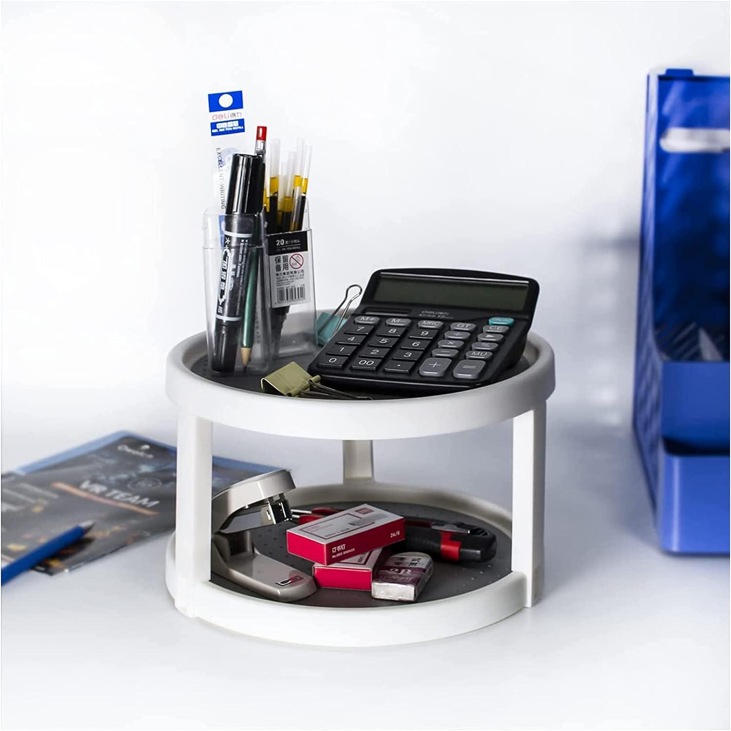 Поднос вращающийся двухярусный для кухни 25 см - фото 5 Поднос вращающийся двухярусный для кухни 25 см - фото 5