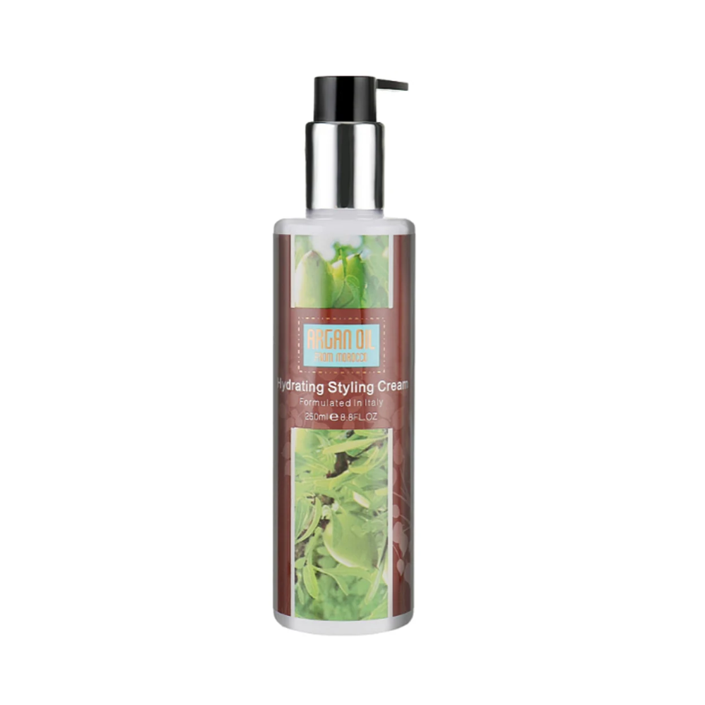 Крем зволожувальний для укладання волосся Clever Hair Cosmetics Morocco Argan Oil Hydrating Styling Cream 250 мл