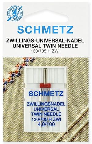 Игла двойная SCHMETZ Twin universal 130/705 H ZWI №4,0/100 1 шт.