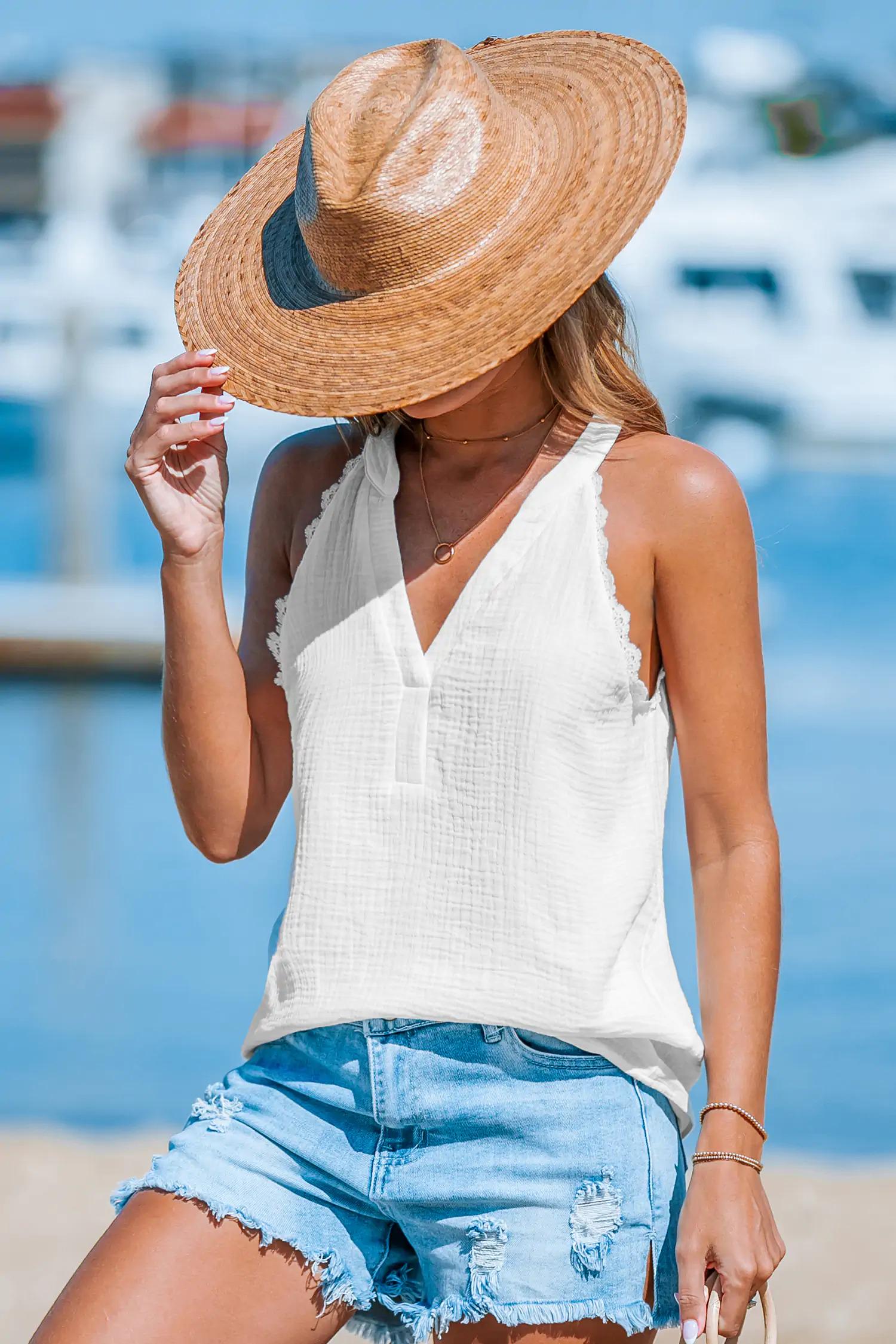 Майка жіноча M Молочний (CAA04A4B007)