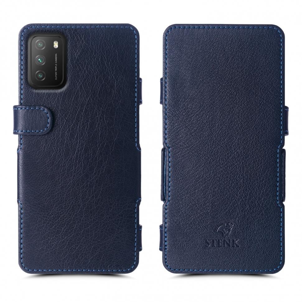 Чехол книжка Stenk Prime для Xiaomi Poco M3 Синий (68781)