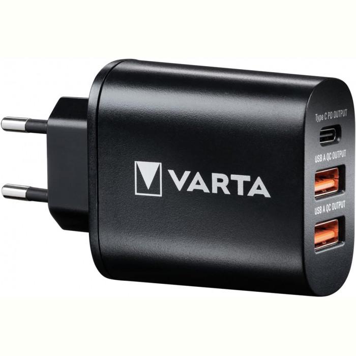Зарядное устройство Varta Wall Charger 38W Black (57958101401)