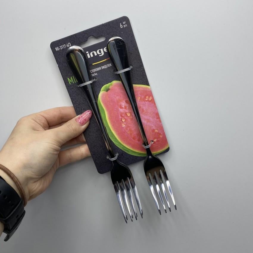 Набір столових виделок Ringel Mira RG-3117-6/3 нержавіюча сталь 6 шт. (2204046220) - фото 2 Набір столових виделок Ringel Mira RG-3117-6/3 нержавіюча сталь 6 шт. (2204046220) - фото 2