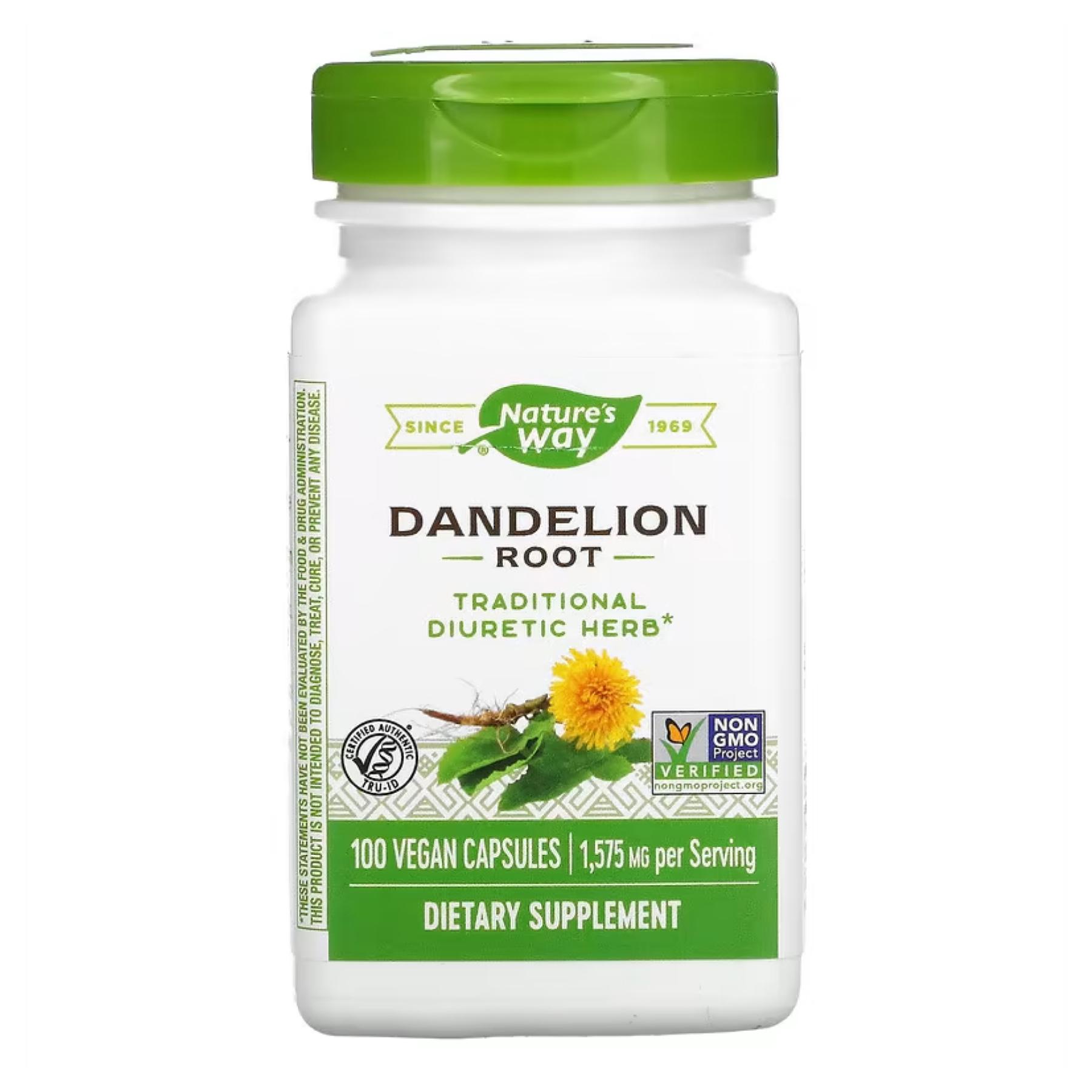 Натуральная добавка Dandelion Root 100 vcaps (2022-10-1079)