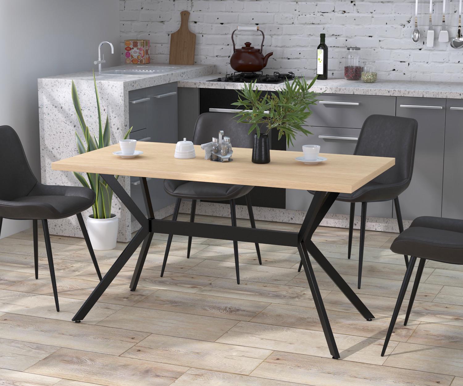 Стол обеденный Loft Design Остин Дуб Борас