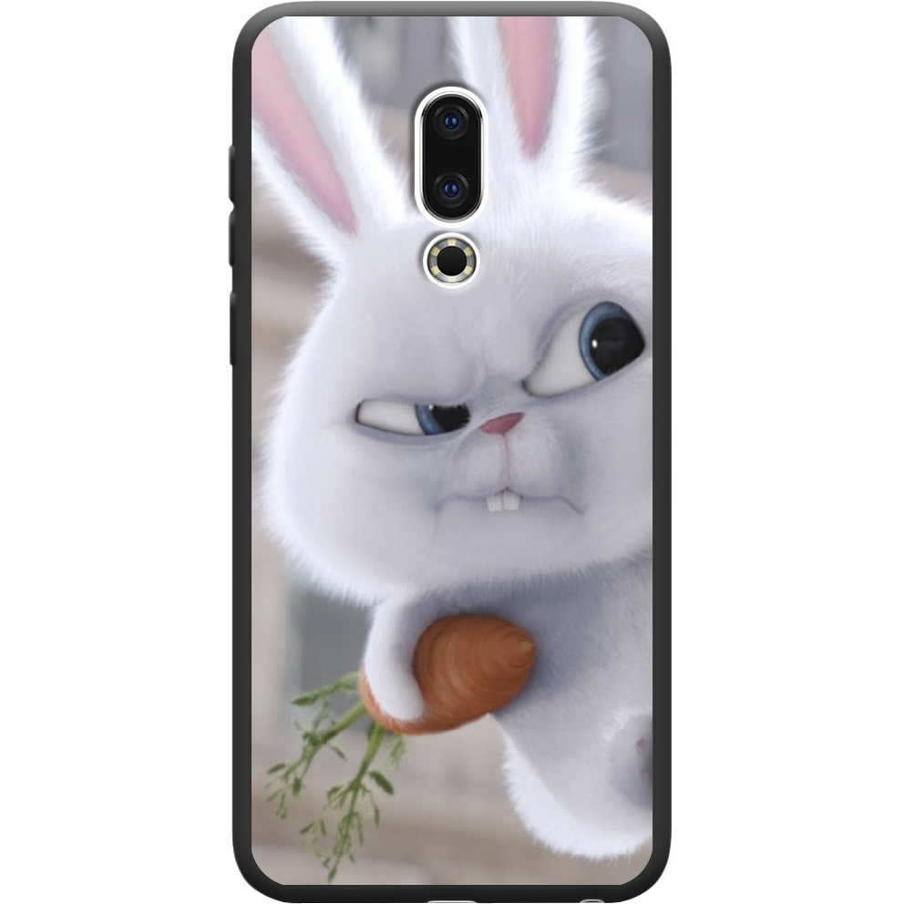 Чехол BoxFace Meizu 16 TH Rabbit Snowball Черный силикон (35817-up1116-36103)